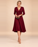 Harriet - Cross Waist Midi Dress