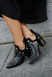 Romilly - Studded Pointed Ankle Boots