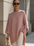 Isabelle - Oversized Asymmetric Knit Jumper