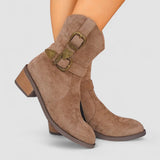 Romilly - Western Buckle Ankle Boots