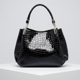 Phoebe - Croc-Effect Shoulder Bag