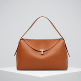 Josephine - Structured Tan Shoulder Bag