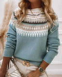 Winifred - Fair Isle Patterned Knit Jumper