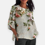Beatrice - Floral Print Relaxed Blouse