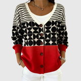 Iona - Soft Knit Button-Front Cardigan Jacket