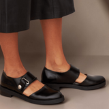 Isabelle - Buckled Strap Mary Jane Flats