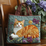 Willow - Quilted Cat Tote Bag