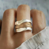Daphne - Two-Tone Statement Ring