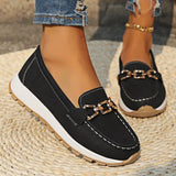 Penelope - Chain Trim Platform Loafers