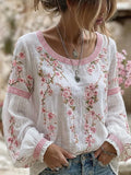 Flora - Floral Embroidered Blouse