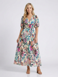 Felicity - Gathered Waist Midi Dress