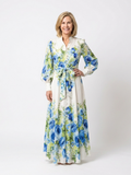 Esther - Floral Button Front Maxi Dress
