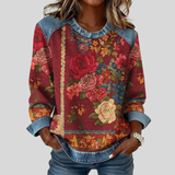 Vivienne - Floral Print Sweatshirt
