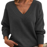 Genevieve - Lightweight V-Neck Jumper