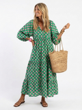 Rosamund - Floral Tiered Midi Dress
