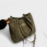 Matilda - Ribbed Soft-Touch Shoulder Bag