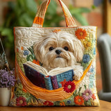 Ottilie - Quilted Floral Dog Tote Bag