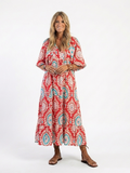 Tabitha - Paisley Print Midi Dress