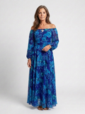 Willow - Off Shoulder Floral Maxi Dress