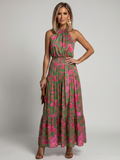 Amelia - Draped Halter Midi Dress