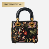 Tang Red 17 Embroidered Spring Florals Brocade Bag