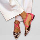 Arabella - Strapped Ballet Flats