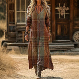 Emilia - Flowing Printed Maxi Dress