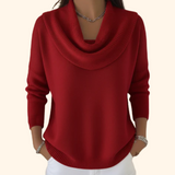Eleanor - Draped Cowl Neck Jumper