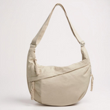 Sienna - Crescent Shoulder Bag In Beige
