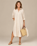 Tabitha - Striped Shirt Dress