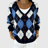 Elodie - Soft Knit Button-Front Jacket