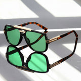 Genevieve - Retro Double-Bridge Sunglasses