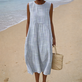 Elsinore | Summer Striped Beach Dress