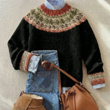Romilly - Nordic Yoke Patterned Jumper