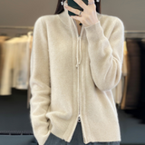 Martha - Zip-Up Soft Knit Cardigan