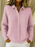 Katrina | Textured Knit Button Cardigan