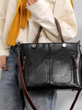 Eloise - Structured Vegan Leather Shoulder Bag