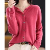 Beatrice - Soft Knit Round Neck Cardigan