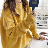 Hazel - Oversized Round Neck Jumper