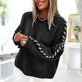 Heather - Relaxed Whipstitch Knit Jumper