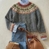 Rosamund - Fair Isle Yoke Jumper