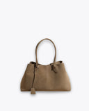 Cora - Structured Faux Leather Shoulder Tote