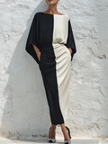 Isabella - Monochrome Colour-Block Two-Piece Set