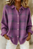 Rebecca™ | Relaxed Fit Checked Cardigan