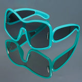 Serena - Retro Angular Gradient Sunglasses
