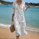 Modern Lines Beach Dress