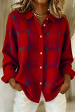 Brittany™ | Soft Plaid Button Cardigan