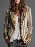Beatrice - Striped Tailored Blazer