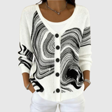 Helena - Soft Knit Button-Front Cardigan Jacket