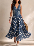 Heather - Elegant Sleeveless Midi Dress